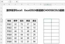 学习Excel函数的教程（掌握Excel函数，提高工作效率）